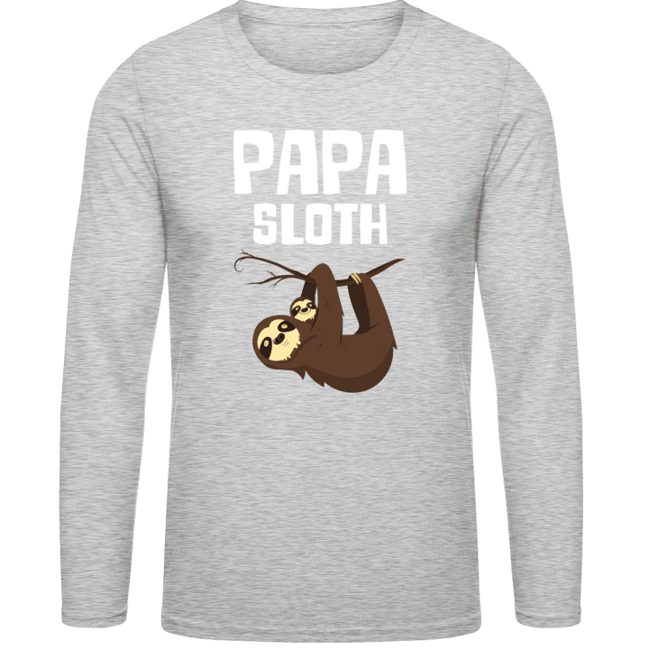 Papa Sloth Long Sleeve Shirt 0 image