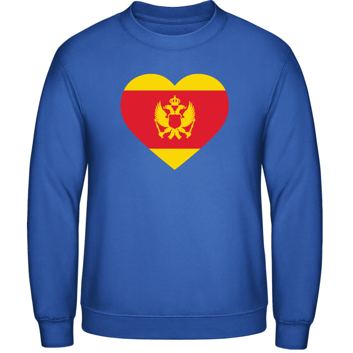 Montenegro Heart Flag Sweatshirt contain pic