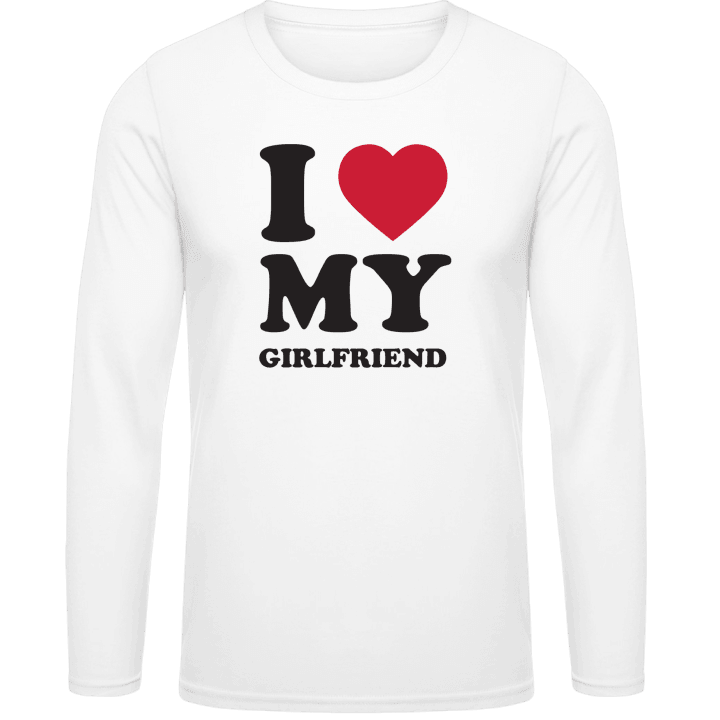 I Heart My Girlfriend Shirt met lange mouwen contain pic