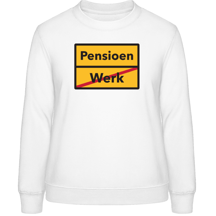 Werk Pensioen Sweat-shirt pour femme contain pic