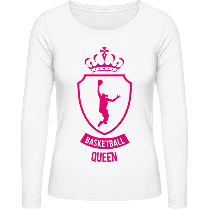 Basketball Queen Camisa de manga larga para mujer contain pic