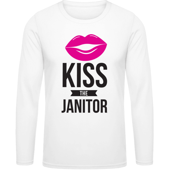 Kiss The Janitor T-shirt à manches longues contain pic