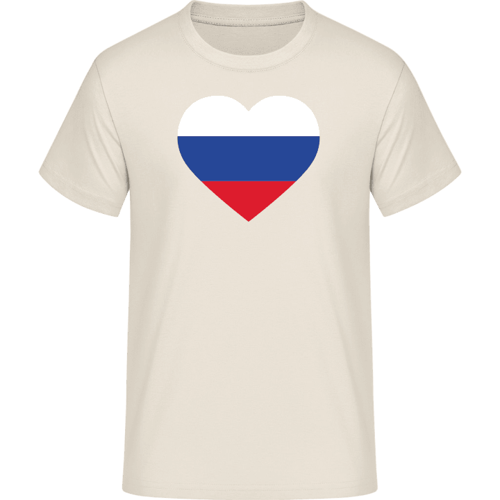 Russia Heart Flag T-Shirt 0 image