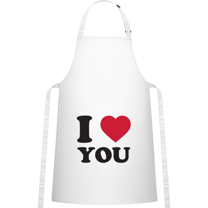 I Love You Förkläde för matlagning contain pic