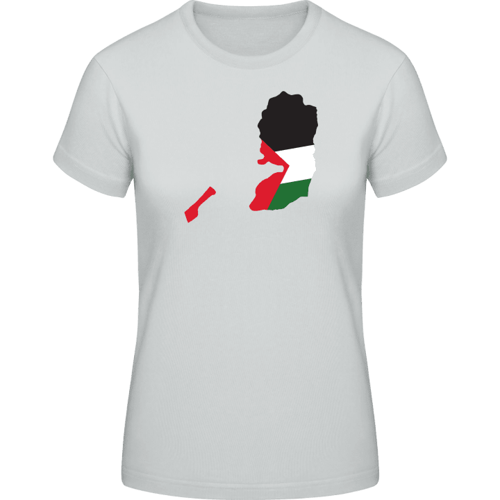 Palestine Map T-skjorte for kvinner contain pic