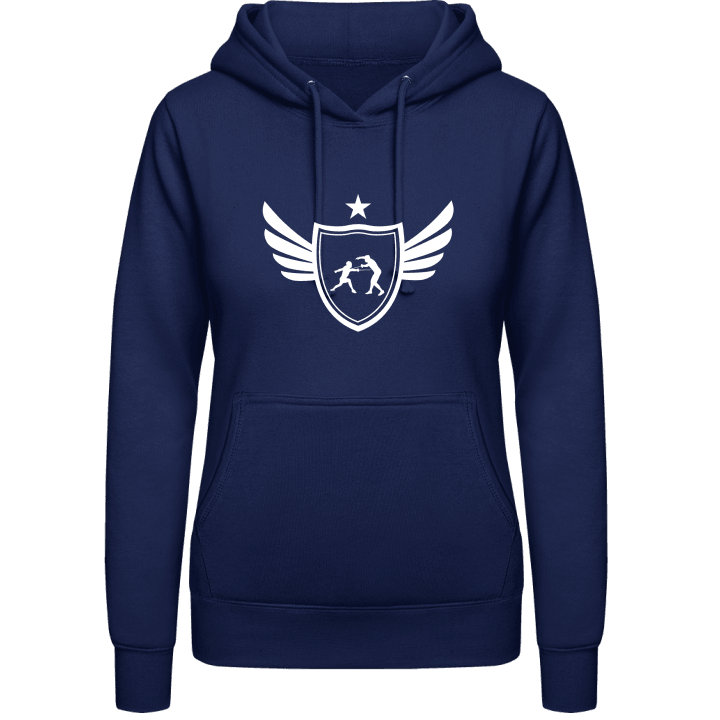 Fencing Star Vrouwen Hoodie contain pic