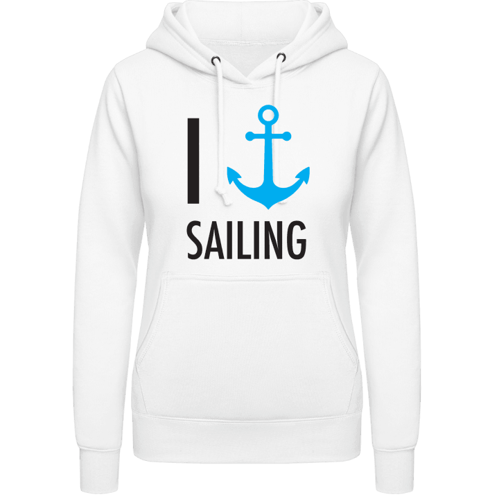 I heart Sailing Vrouwen Hoodie contain pic