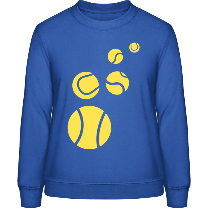Tennis Balls Frauen Sweatshirt contain pic