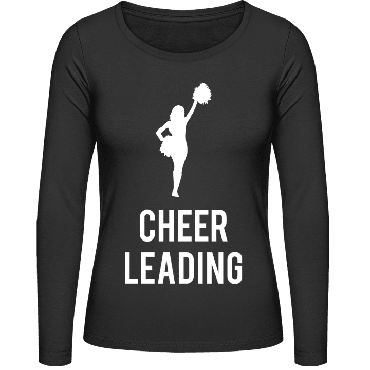 Cheerleading Silhouette T-shirt à manches longues pour femmes contain pic