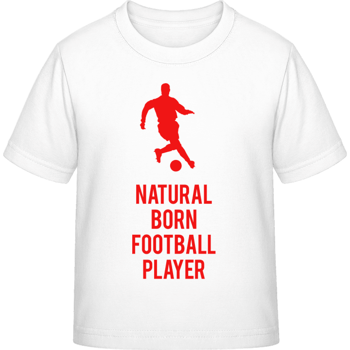 Natural Born Footballer T-skjorte for barn contain pic