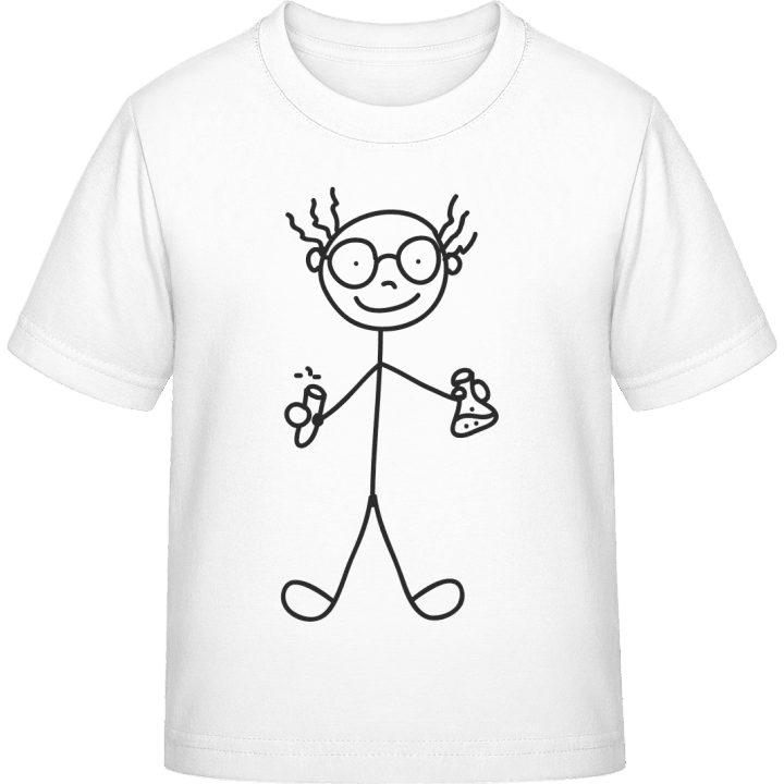 Funny Chemist Character T-shirt för barn contain pic