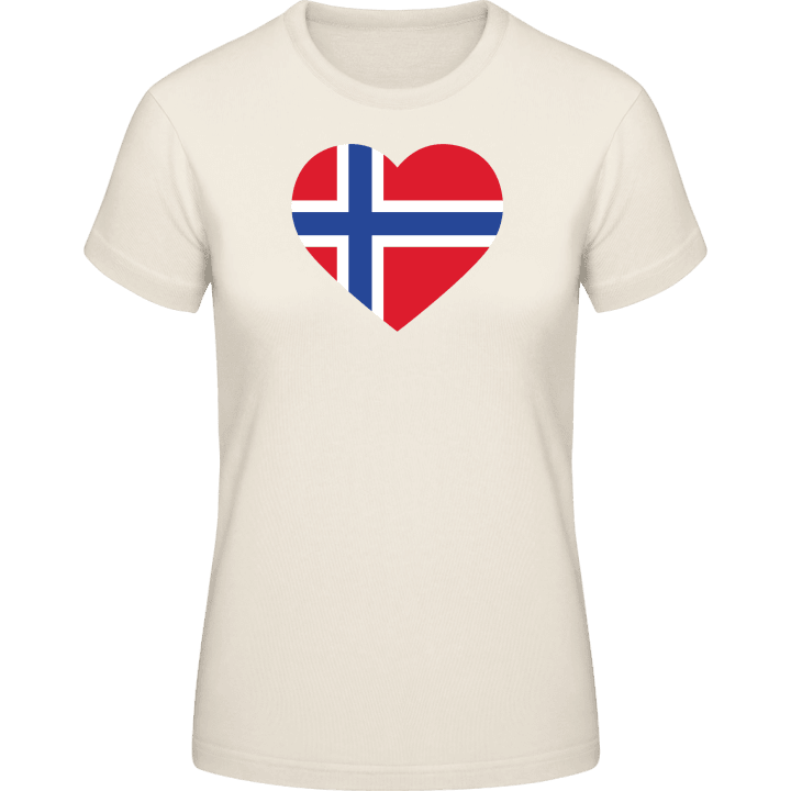 Norway Heart Flag T-shirt för kvinnor 0 image