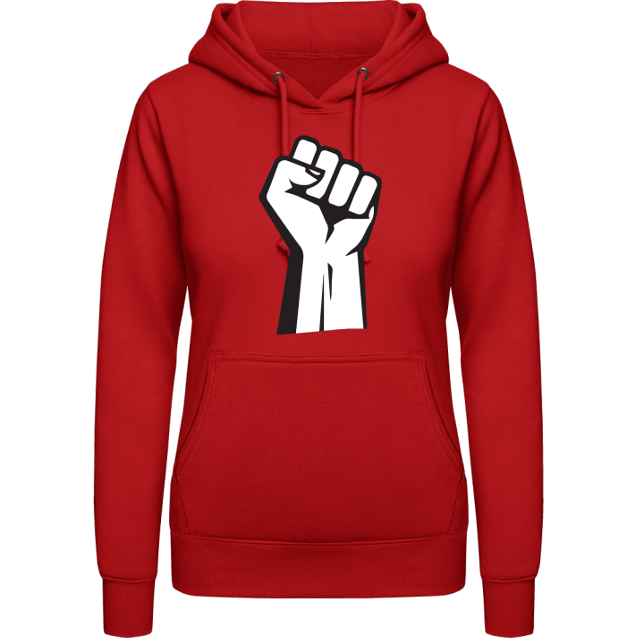 Fist Revolution Sudadera con capucha para mujer contain pic