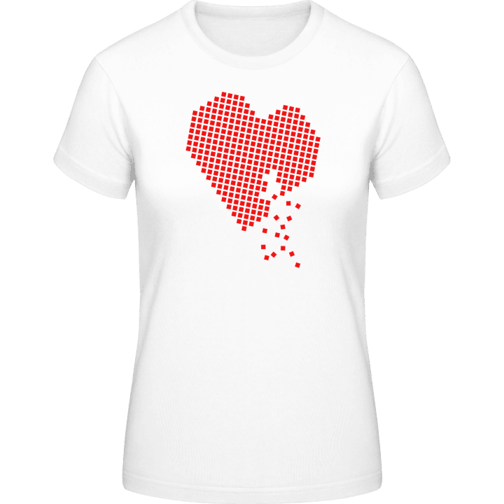 Pixel Hjerte T-skjorte for kvinner 0 image
