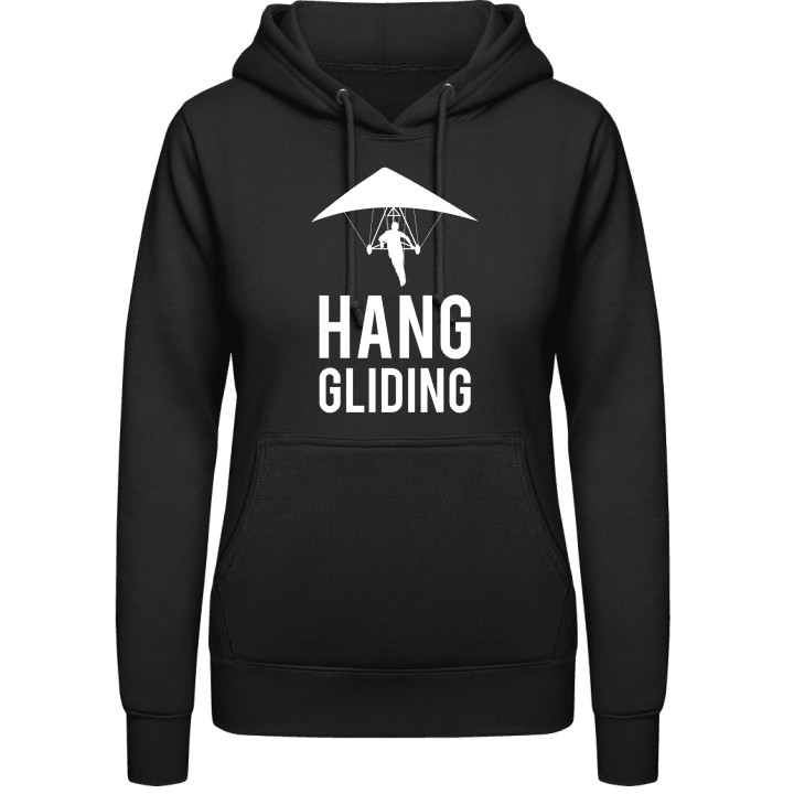 Hang Gliding Logo Felpa con cappuccio da donna contain pic