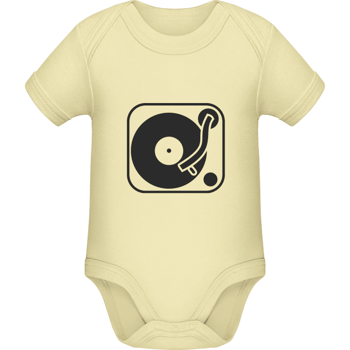 Turntable DJ Vinyl Baby Romper contain pic