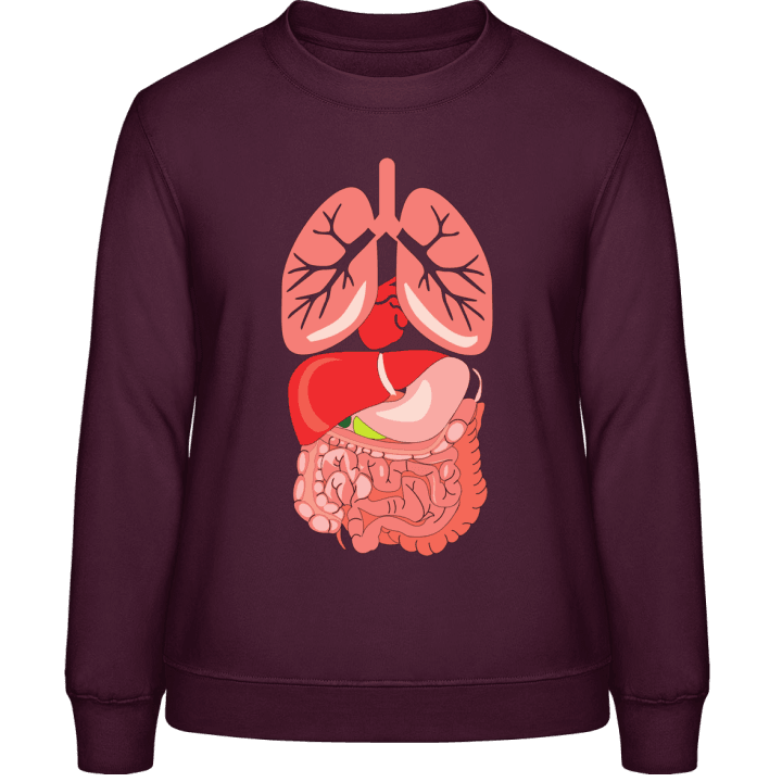 Human orgel Sweatshirt för kvinnor contain pic