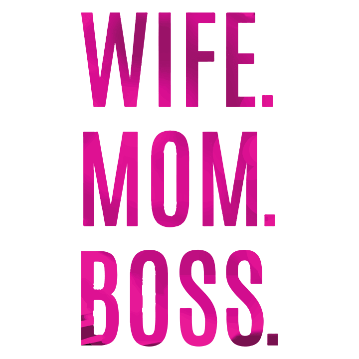 Wife Mom Boss T-shirt för kvinnor 0 image