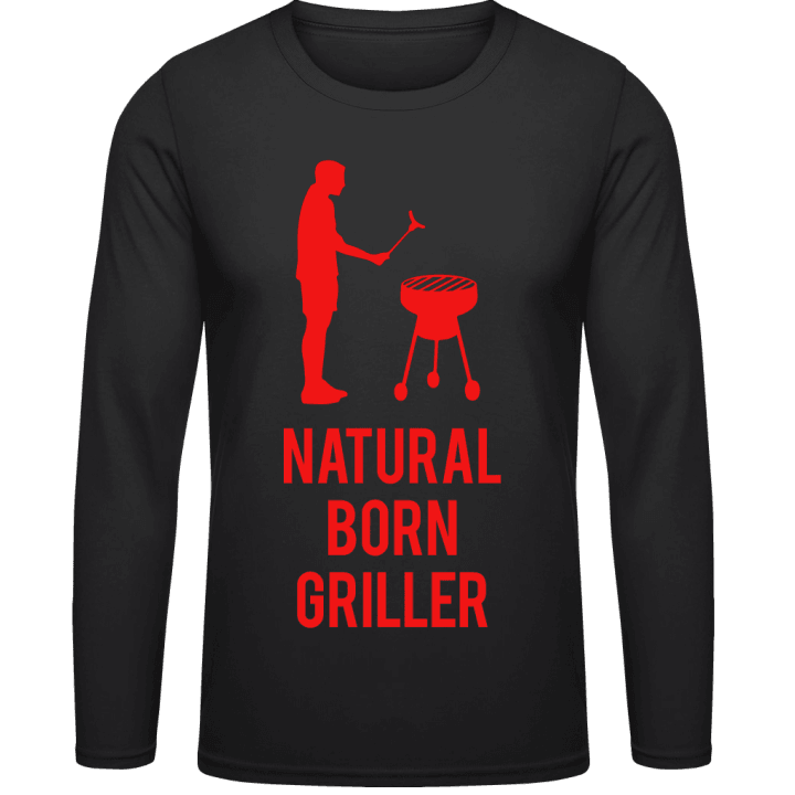 Natural Born Griller King Shirt met lange mouwen contain pic