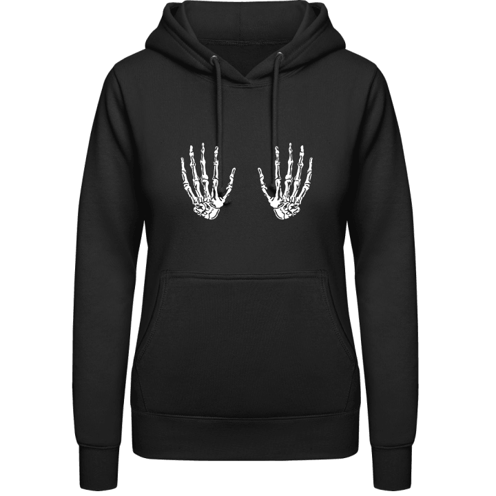 Two Skeleton Hands Women Hoodie contain pic