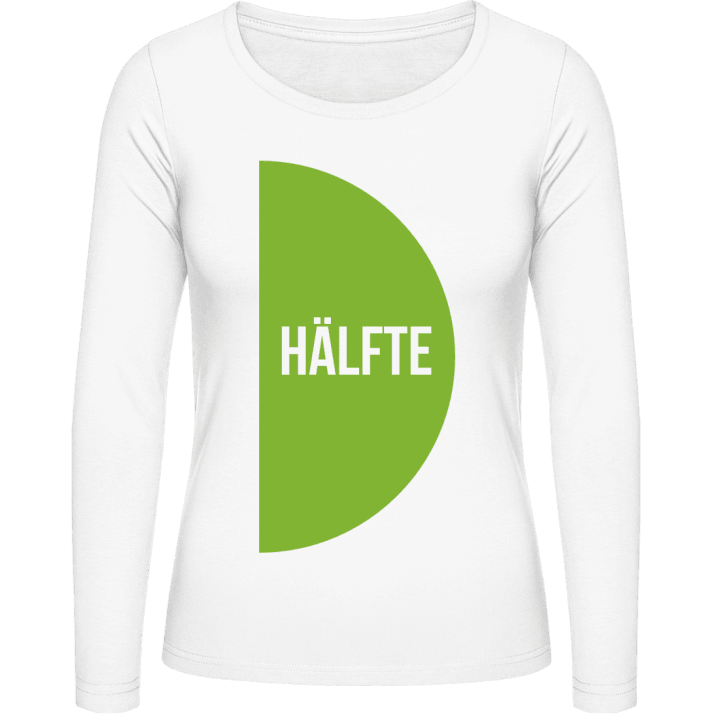 Bessere Hälfte links Women long Sleeve Shirt contain pic