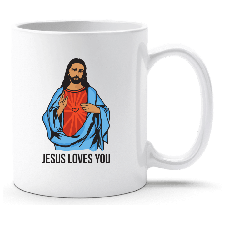 Jesus Loves You Taza contain pic