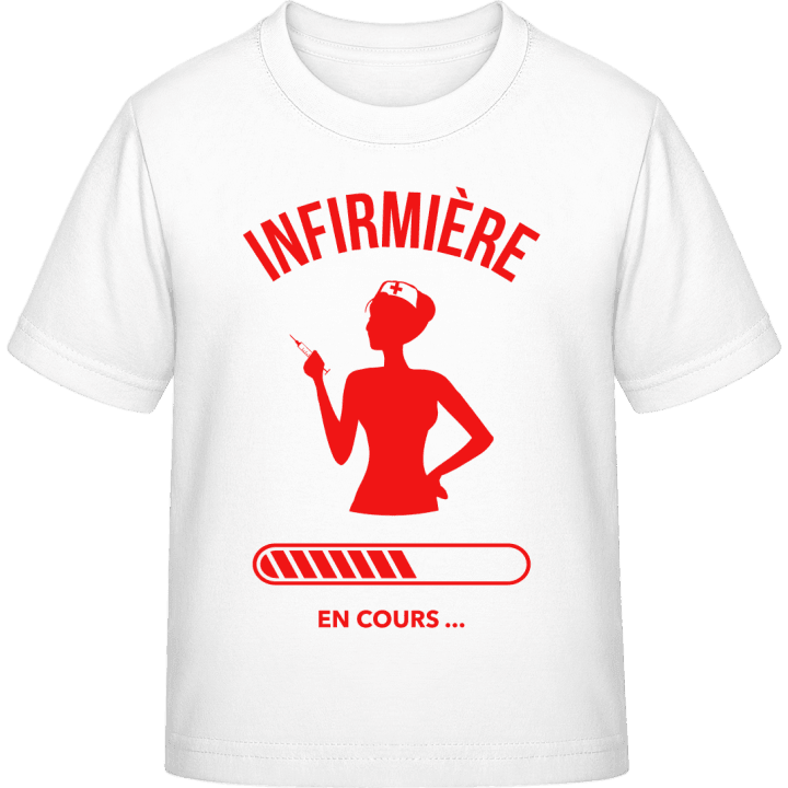 Infirmière en cours T-shirt för barn contain pic