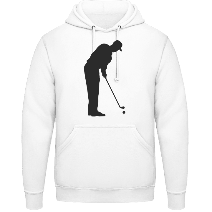Golf Player Silhouette Sudadera con capucha contain pic