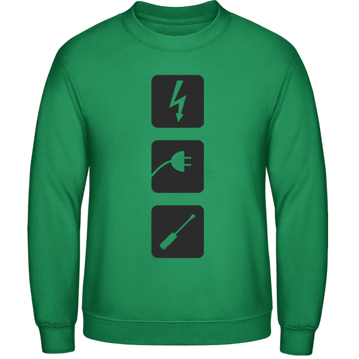 Electrician Icons Sudadera contain pic