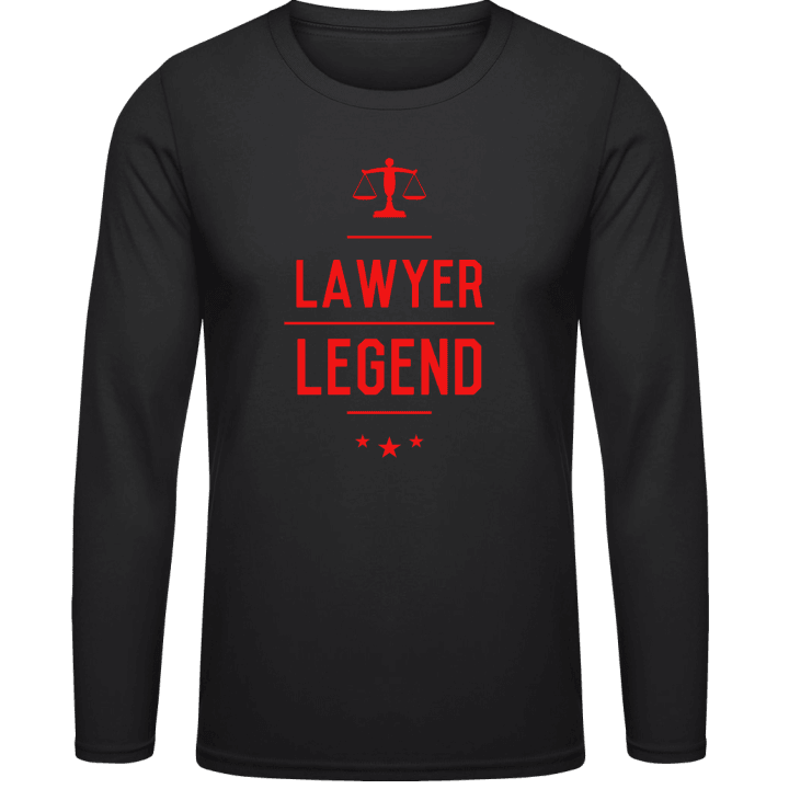 Lawyer Legend T-shirt à manches longues contain pic