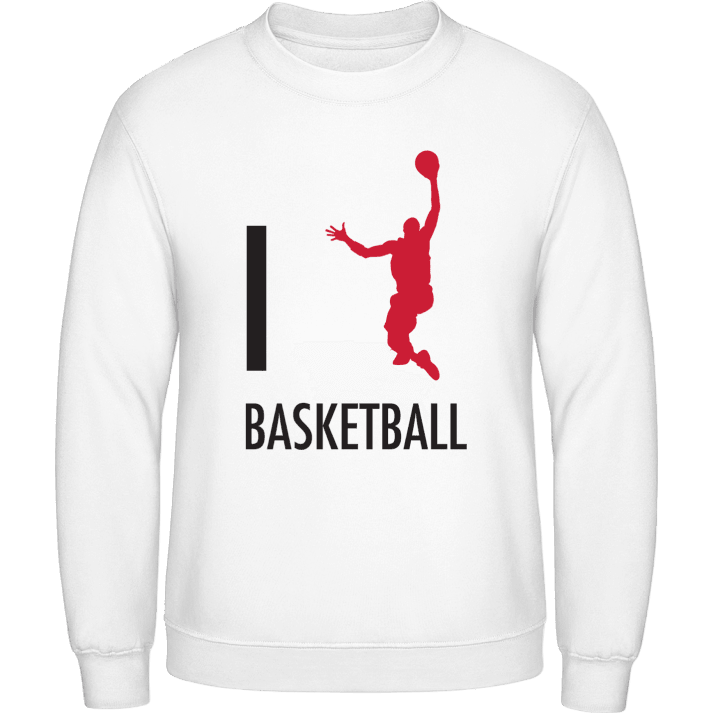 I Love Basketball Sweatshirt contain pic