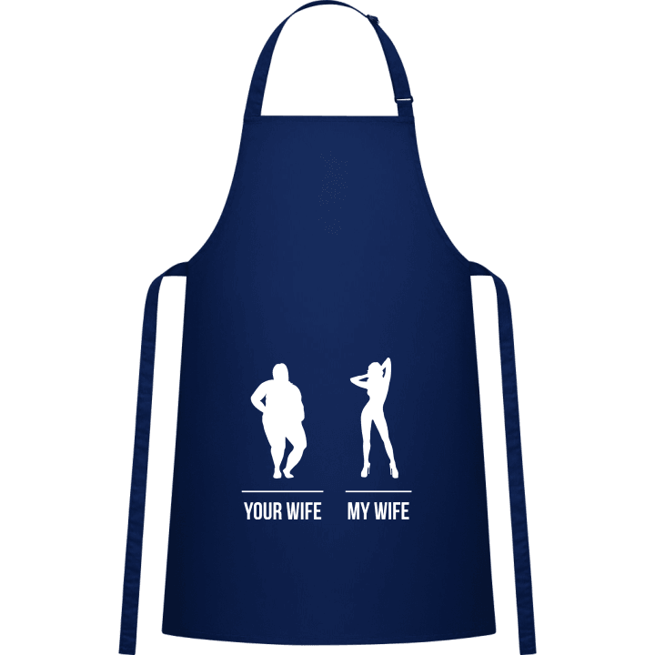 Fat Wife Hot Wife Kitchen Apron contain pic