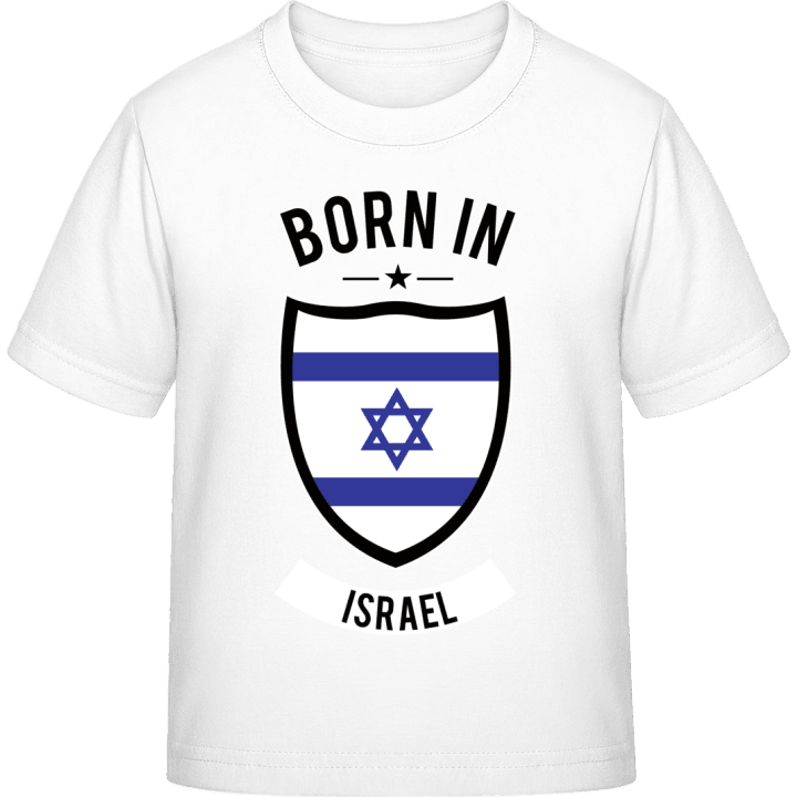 Born in Israel T-skjorte for barn contain pic
