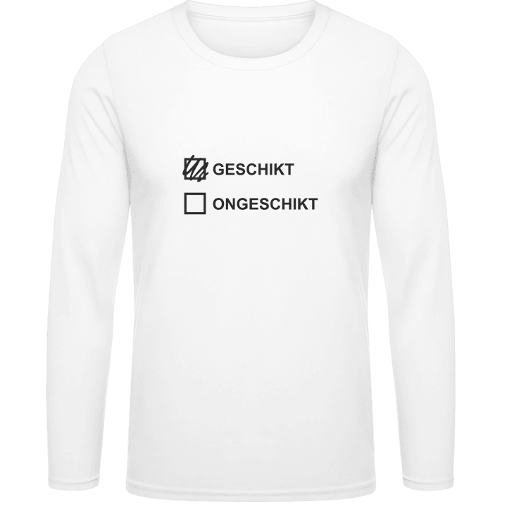 Geschikt Ongeschikt T-shirt à manches longues contain pic