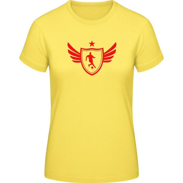 Soccer Player Star T-skjorte for kvinner contain pic