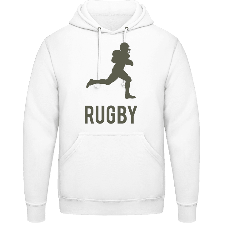 Rugby Silhouette Kapuzenpulli contain pic