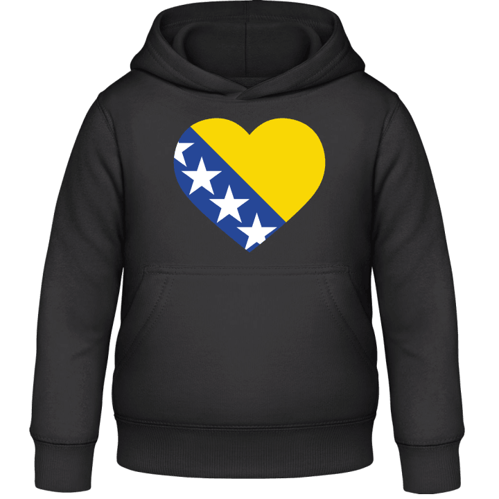 Bosnia Heart Felpa con cappuccio per bambini contain pic