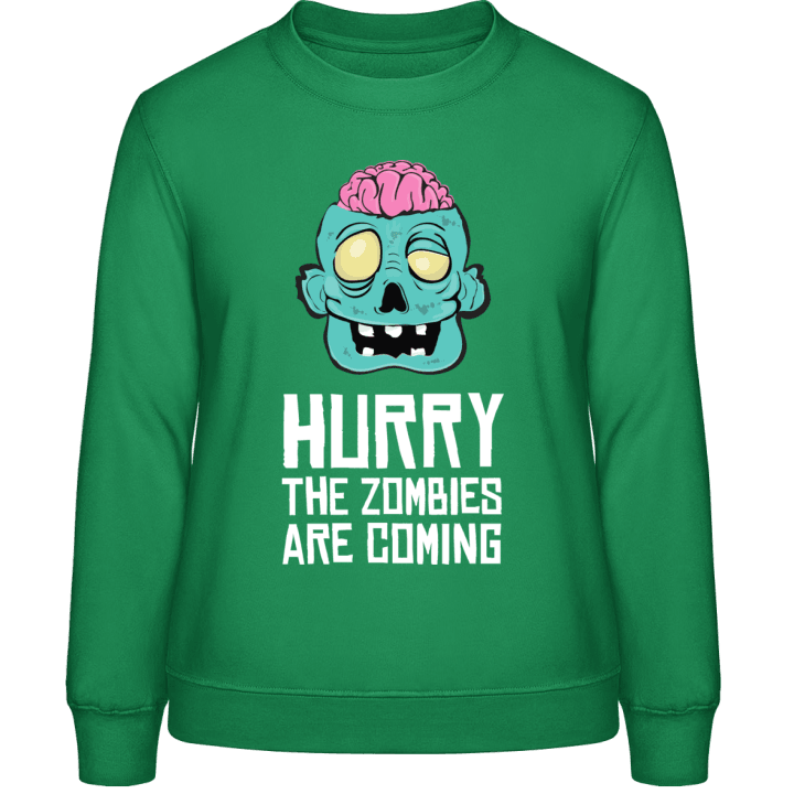 The Zombies Are Coming Sweatshirt för kvinnor 0 image
