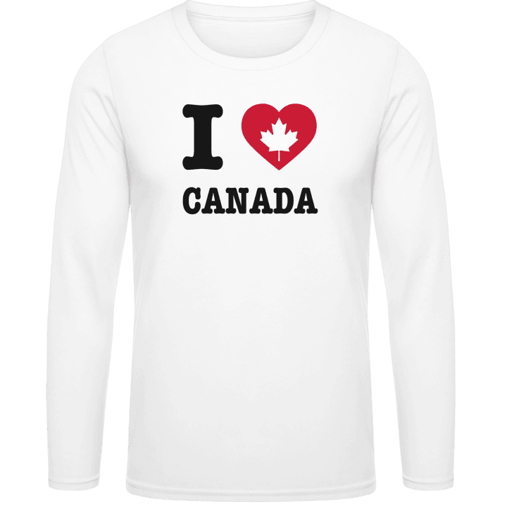 I Love Canada Langermet skjorte contain pic