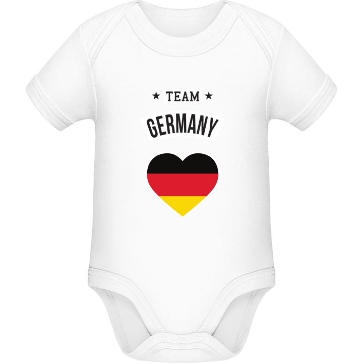 Team Germany Heart Baby romper kostym contain pic