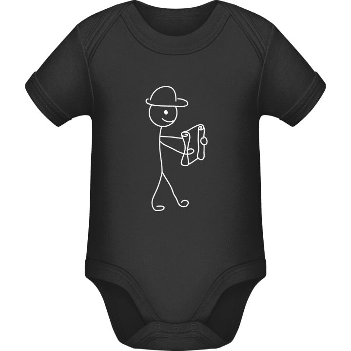 Construction Worker Walking Baby Romper contain pic