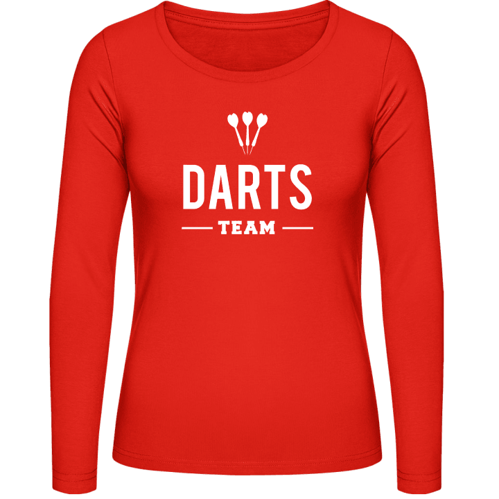 Darts Team Langermet skjorte for kvinner contain pic