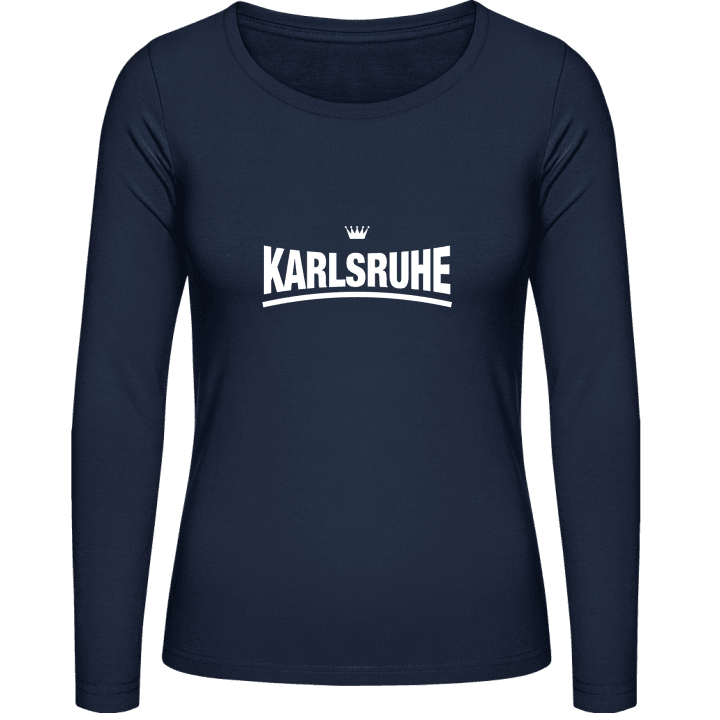 Karlsruhe Frauen Langarmshirt contain pic