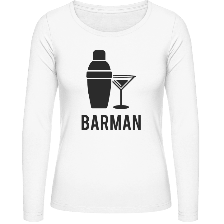 Barman icoon Vrouwen Lange Mouw Shirt contain pic