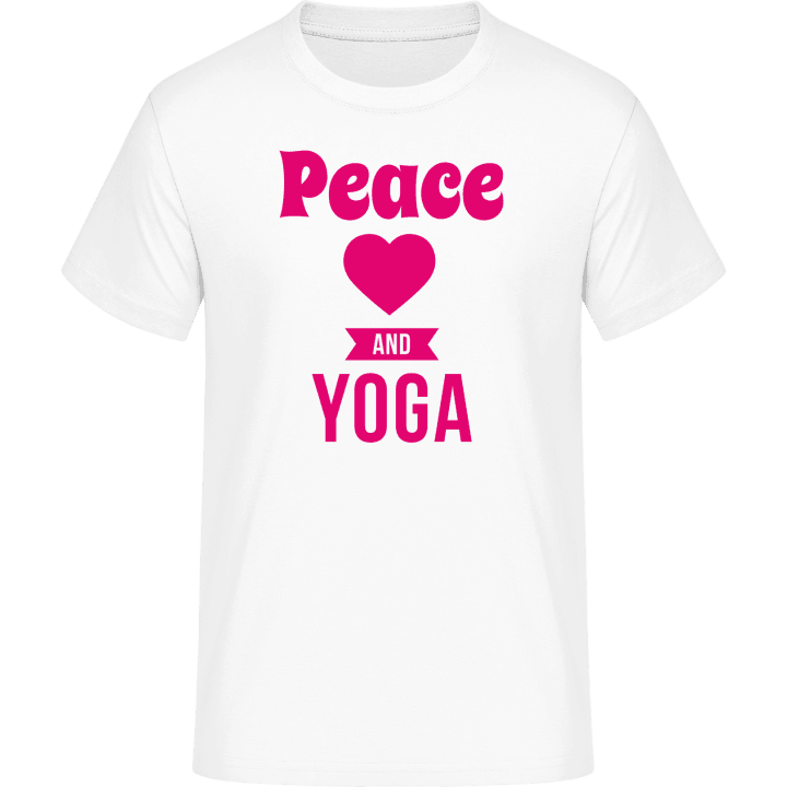 Peace Love Yoga Maglietta contain pic