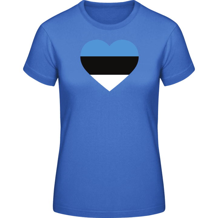Estonia Heart T-skjorte for kvinner 0 image