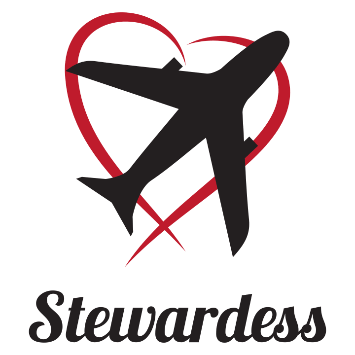 Stewardess Logo T-shirt à manches longues pour femmes 0 image
