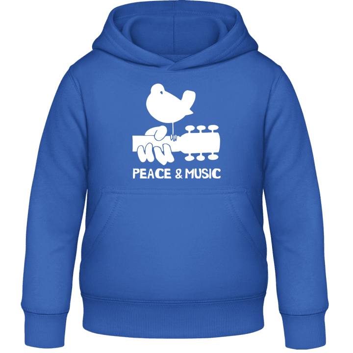 Peace And Music Sweat à capuche pour enfants contain pic