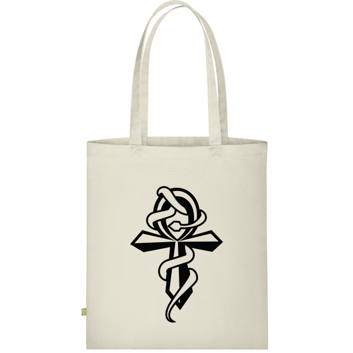 Ankh Cross Stoffen tas contain pic