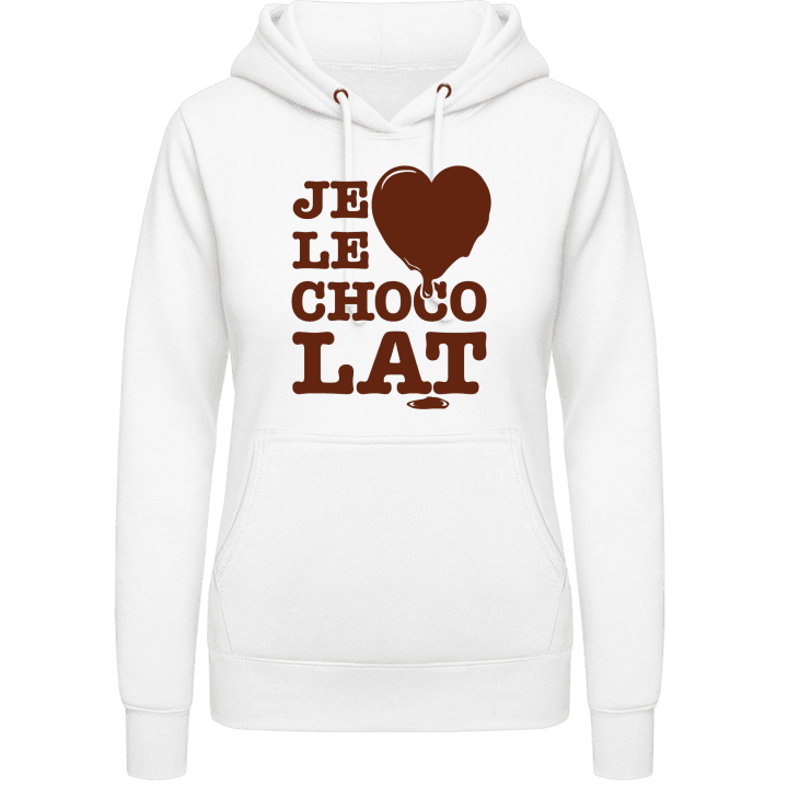 J'aime le chocolat Vrouwen Hoodie contain pic